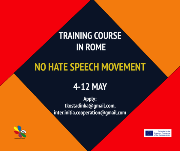 No Hate Speech Movement – Training Course in Rome (ONLY FOR Bulgarians) – CLOSED