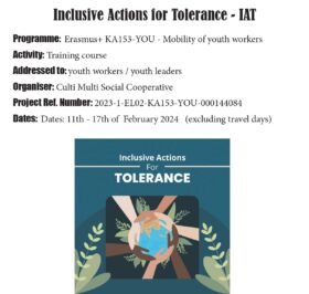 Inclusive Actions for Tolerance – IAT, Kalamata, Greece